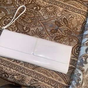 Alfani White Wristlet Clutch